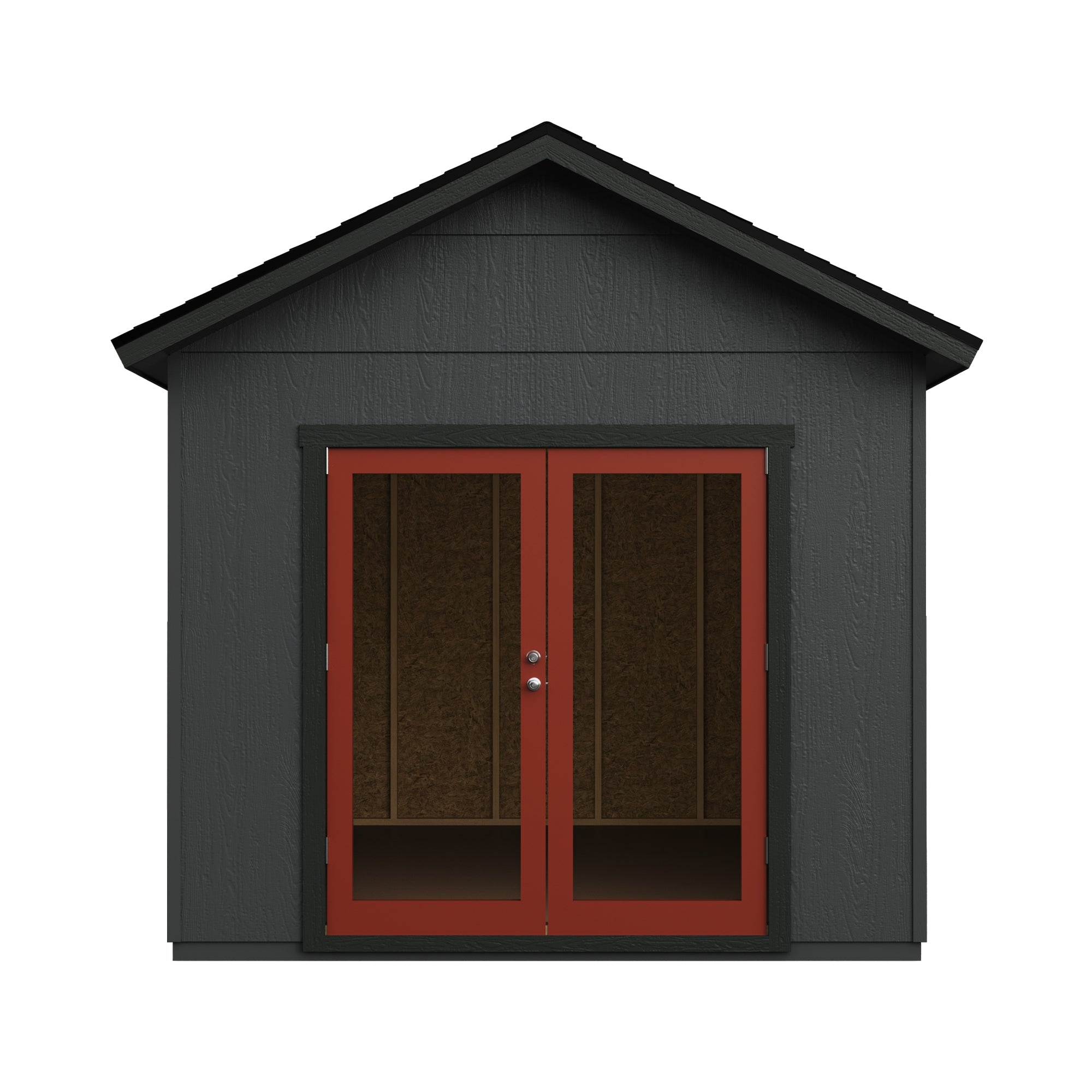 Front facing shed 